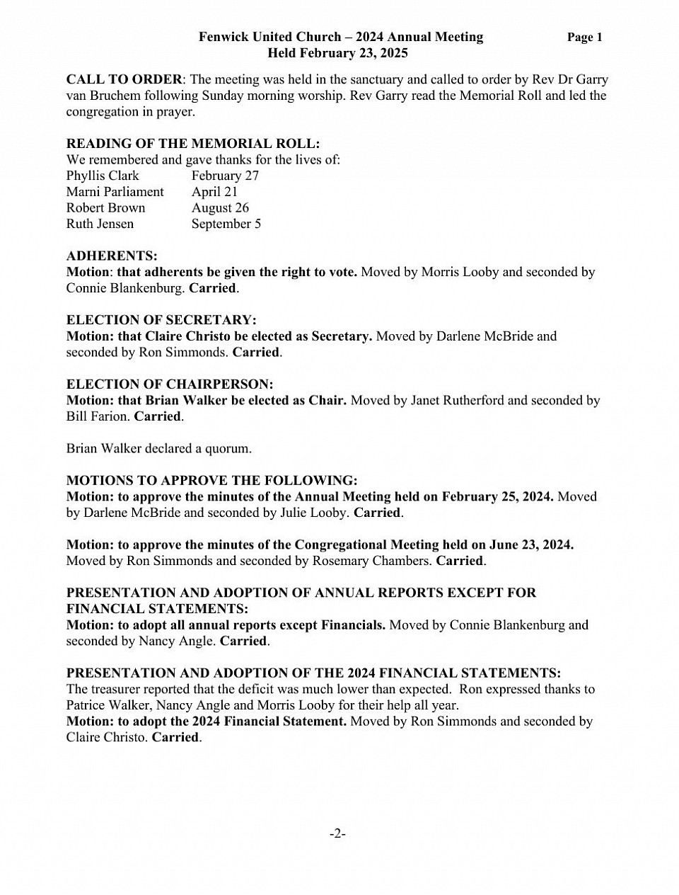 June 19, 2022 service